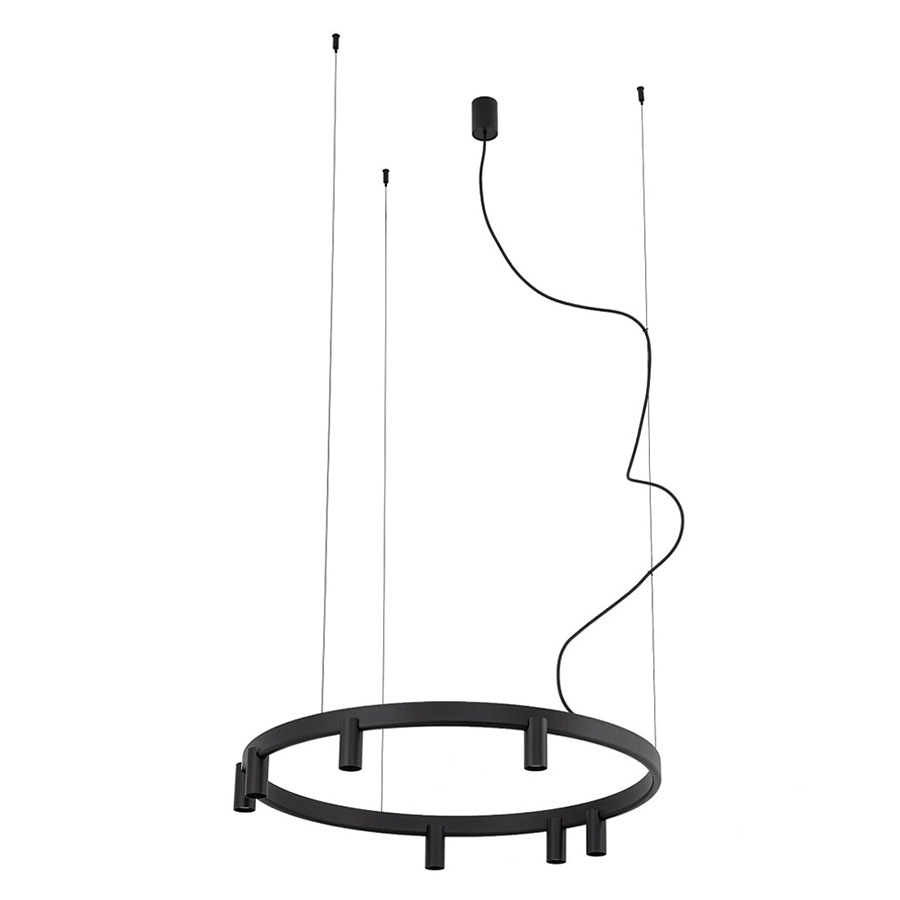 12285 Підвісний світильник Nowodvorski FOURTY ROUND LED VII ZWIS BLACK PL