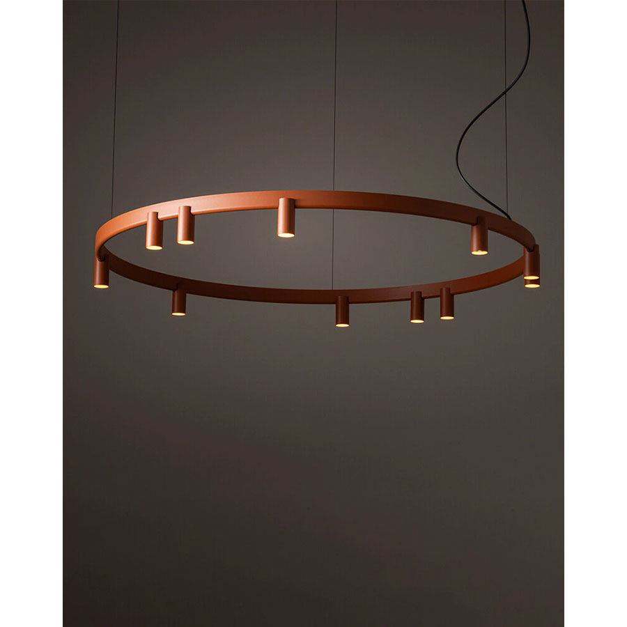 12420 Підвісний світильник Nowodvorski FOURTY ROUND LED XI ZWIS TERRACOTTA PL