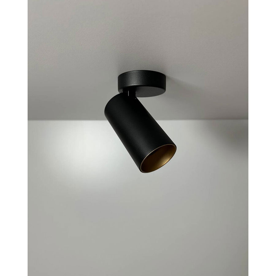 7763 Світильник Nowodvorski MONO I BLACK/GOLD PL