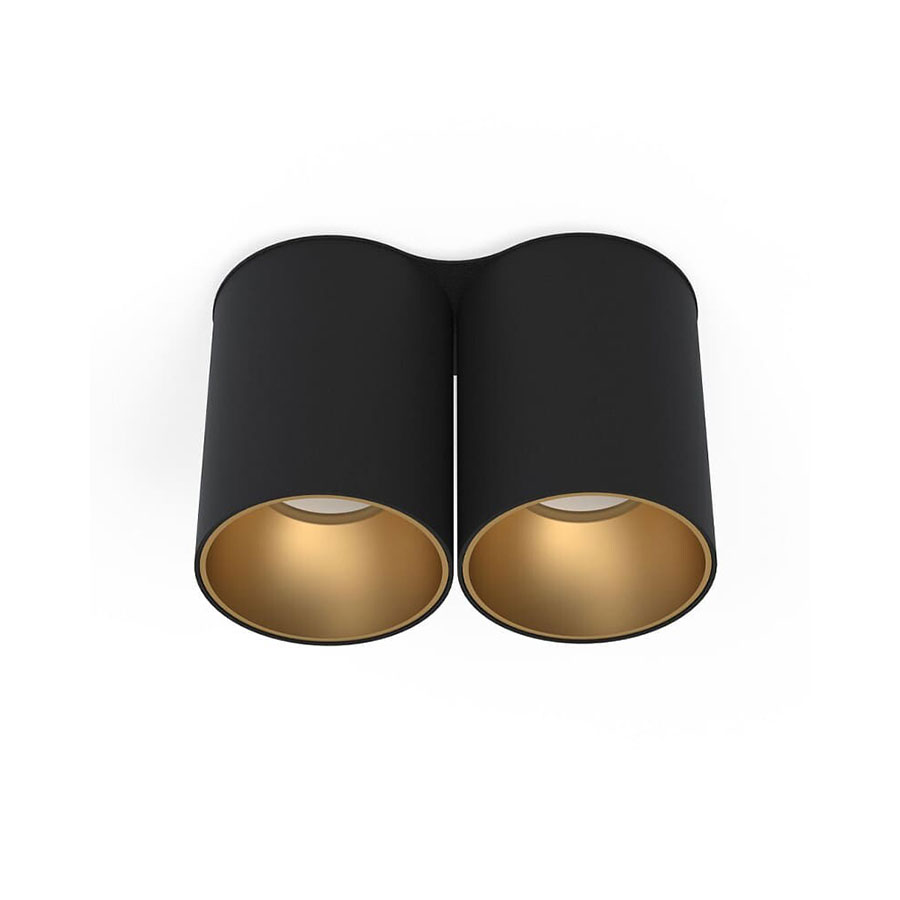 8087 Точковий світильник Nowodvorski EYE TONE II BLACK/GOLD PL