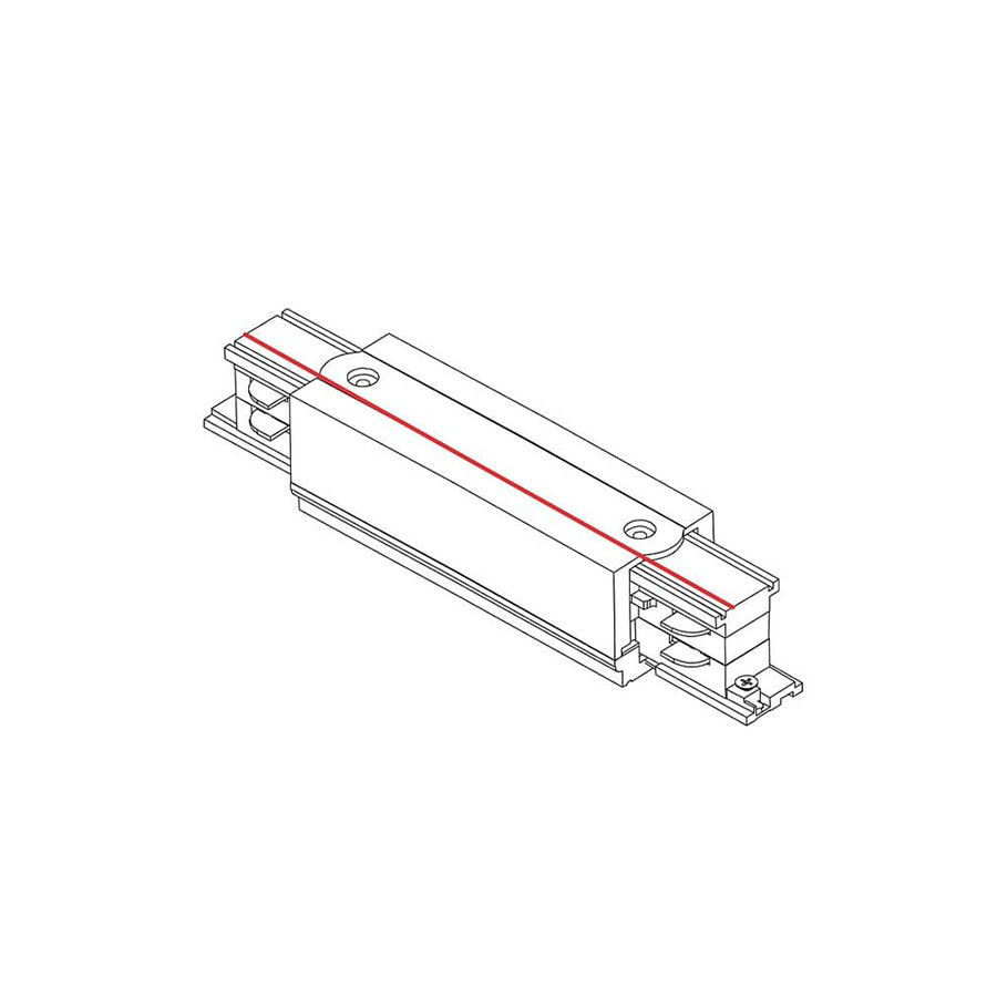 8707 З’єднувач Nowodvorski CTLS POWER STRAIGHT CONNECTOR WHITE CN