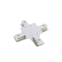 8836 З'єднувач Nowodvorski PROFILE RECESSED X-CONNECTOR WHITE CN 8973 Токоввід Nowodvorski PROFILE RECESSED POWER END CAP BLACK CN