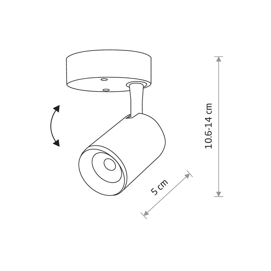 8993 Світильник Nowodvorski IRIS LED WHITE 7W CN