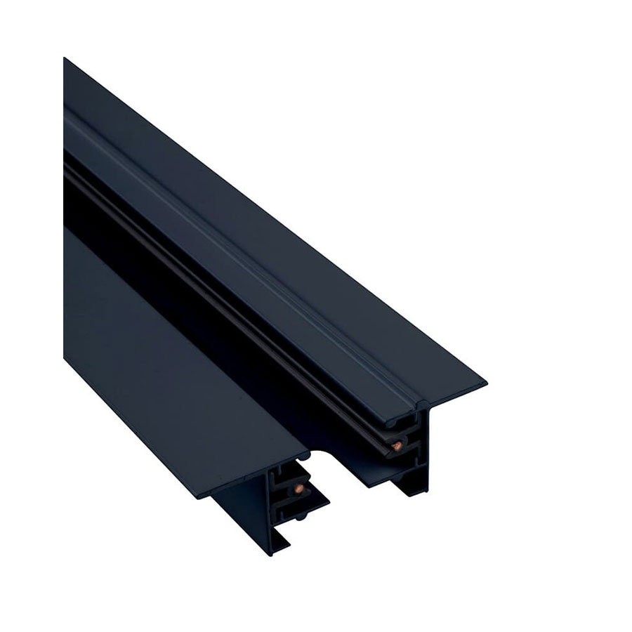 9013 Шинопровід Nowodvorski PROFILE RECESSED TRACK BLACK 1 METER CN
