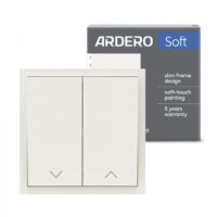 Вимикач 1-клавішний прохідний Ardero EV121-S Soft 10А срібний