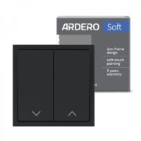 Вимикач 1-клавішний прохідний Ardero EV121-S Soft 10А срібний