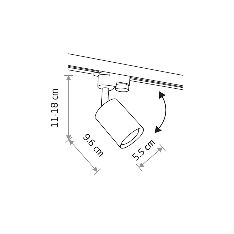9321 Світильник Nowodvorski PROFILE EYE SPOT WHITE PL