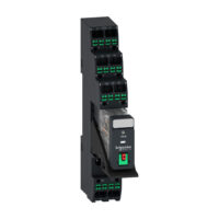 Попередньо зібране електромеханічне реле Harmony RXG з Push-in клемами, 5A, 2CO, з LED, без блокувальної тестової кнопки, 230В змінного струму