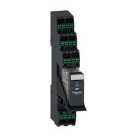 Попередньо зібране електромеханічне реле Harmony RXG з Push-in клемами, 5A, 2CO, з LED, без блокувальної тестової кнопки, 230В змінного струму