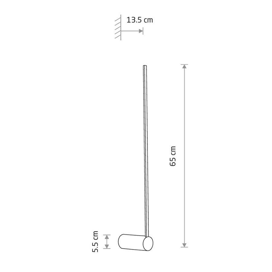 10855 Світильник Nowodvorski ARM LED M 4000K PL