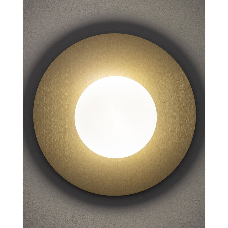 12604 Настінний світильник Nowodvorski SATURN M BRUSHED GOLD PL