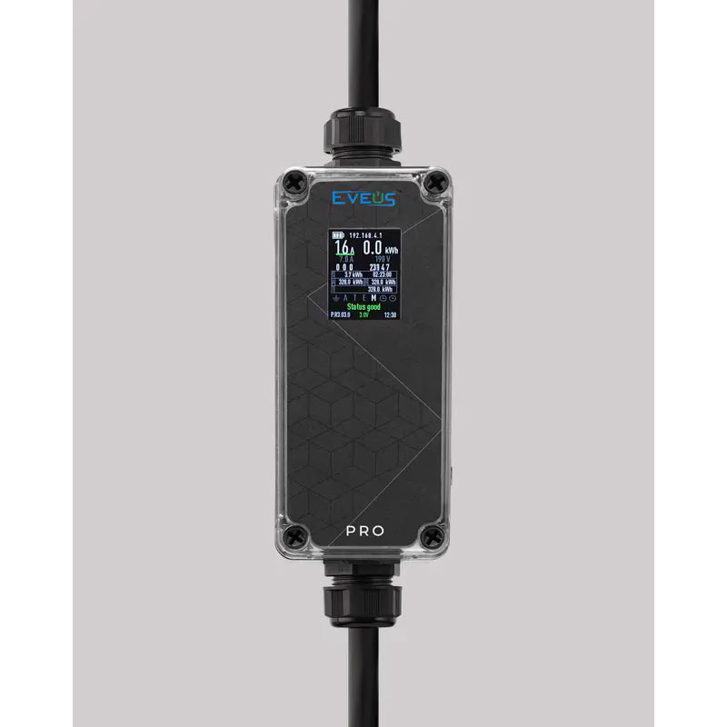 Зарядний пристрій EVEUS Type-2 PRO 11кВт 3х16А 380В