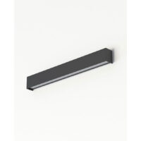 7562 Світильник Nowodvorski STRAIGHT WALL LED GRAPHITE S PL Каб. мультизатискач OBO 16 кабелів, чорний, поліамід (25)