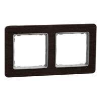 Рамка 2-постова Венге Sedna Elements SDD381802U Рамка Schneider Electric Sedna Design & Elements, 4 пости, PRO, матова сіра глина (SDD393804)