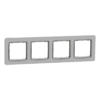 Рамка Schneider Electric Sedna Design & Elements, 4 пости, PRO, матова сіра глина (SDD393804) Рамка Schneider Electric Sedna Design & Elements, 4 пости, PRO, матова сіра глина (SDD393804)