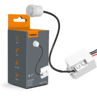 Датч.руху та освітл. інфрач. 800W 220V біл., VL-SPR24