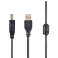 Кабель USB 2.0, ферит, A-тато/B-тато, 3 м, Cablexpert CCFB-USB2-AMBM-3M