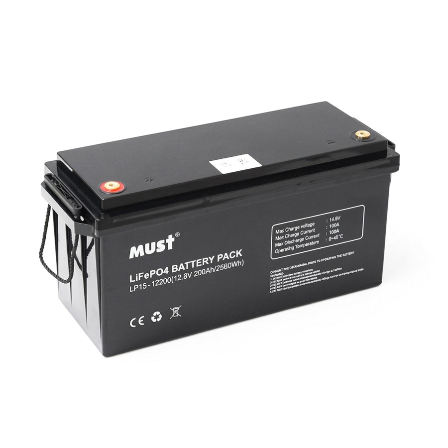 Акумулятор 200Ah 12,8В LifePO4 (BMS50/100A) 6000 циклів MUST