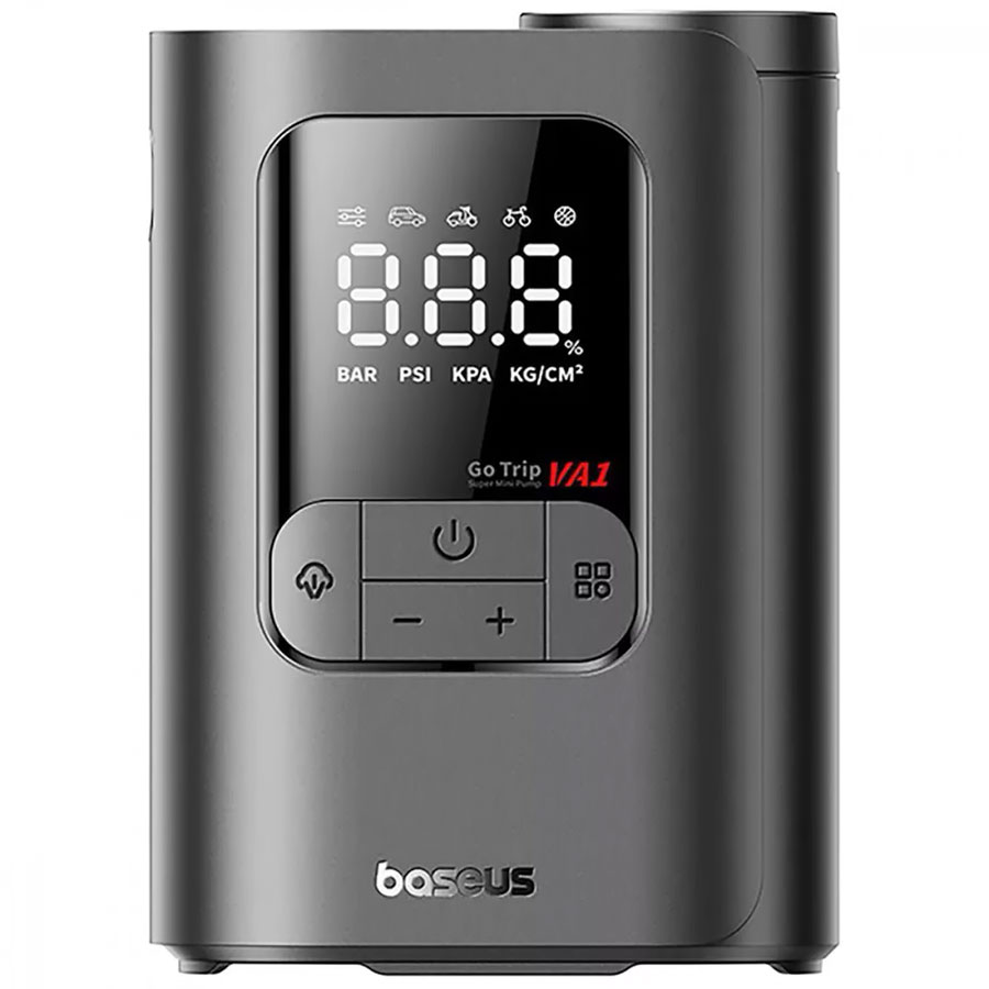 Автомобільний насос Baseus GoTrip VA1 Super Mini 100W (Wired) чорн.