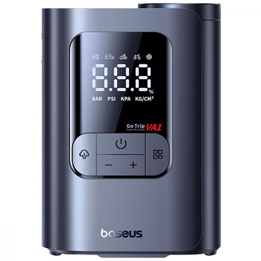 Автомобільний насос Baseus GoTrip VA1 Super Mini 80W 5000mAh чорн.