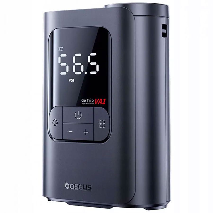 Автомобільний насос Baseus GoTrip VA1 Super Mini 80W 5000mAh чорн.