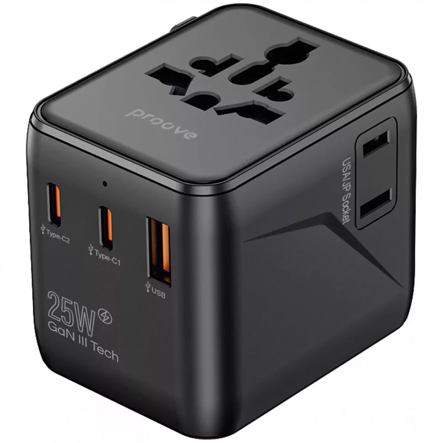 Універсальний адаптер Proove Trip 25W
