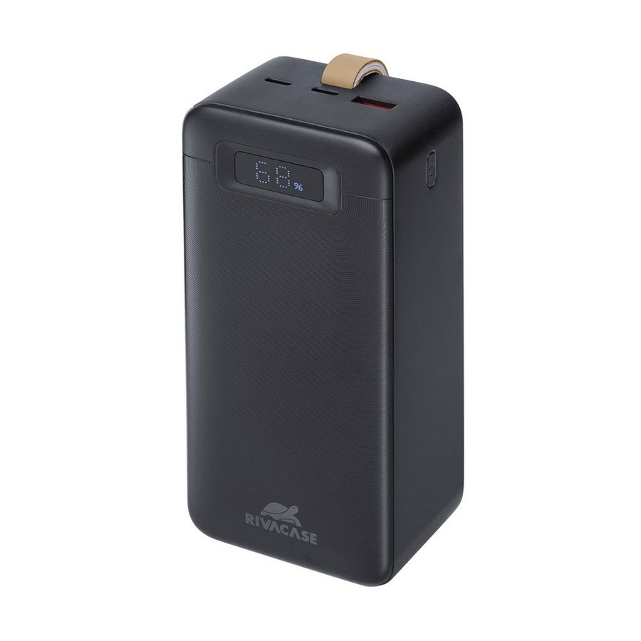 Павербанк 40000 mA, PD 65W, з LCD, чорний