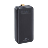 Павербанк 30000 mA, PD 65W, з LCD, чорний Павербанк 40000 mA, PD 65W, з LCD, чорний