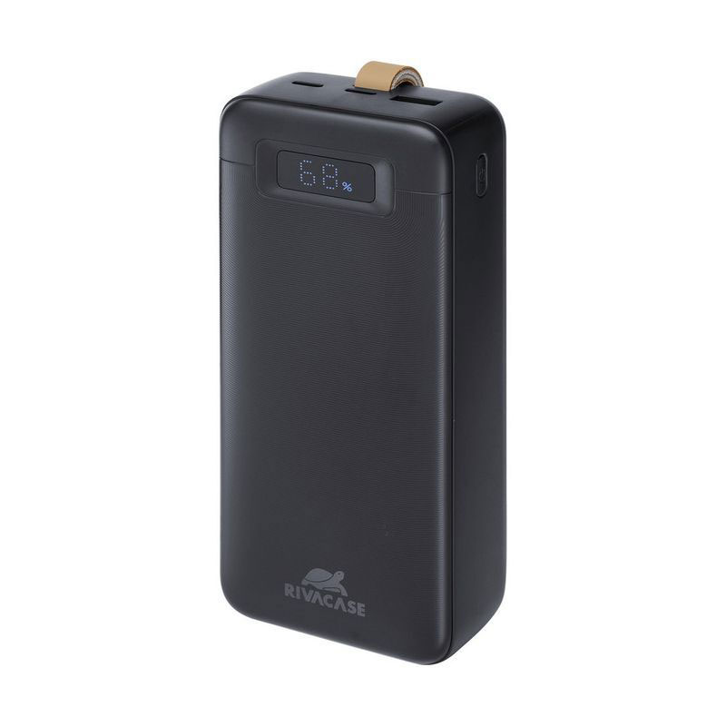 Павербанк 30000 mA, PD 65W, з LCD, чорний