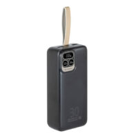 Павербанк 40000 mA, PD 65W, з LCD, чорний