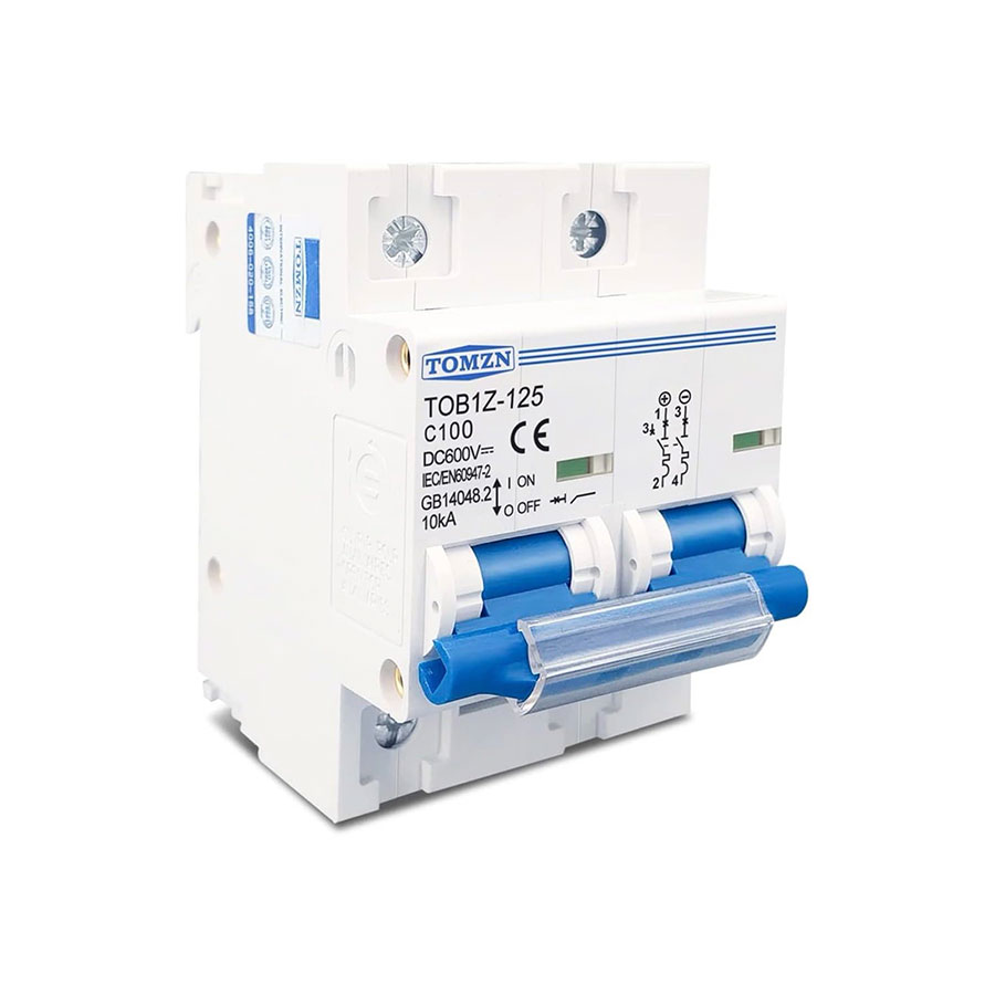 Авт. вимикач TOMZN 2P 100A 600V MCB DC