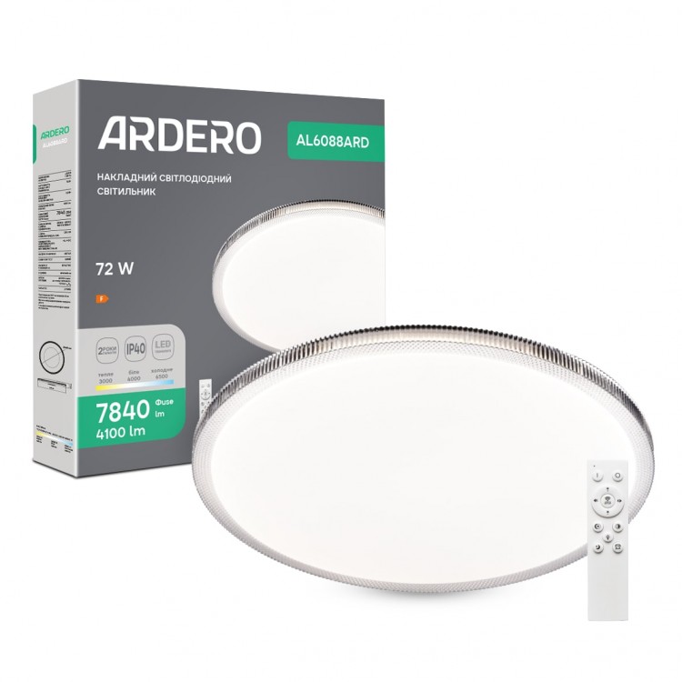 Світлодіодний накладний світильник Ardero AL6088ARD MODA SMART 72Вт білий